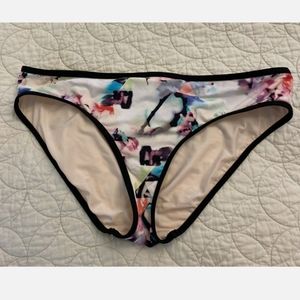 Calia floral bikini bottom L